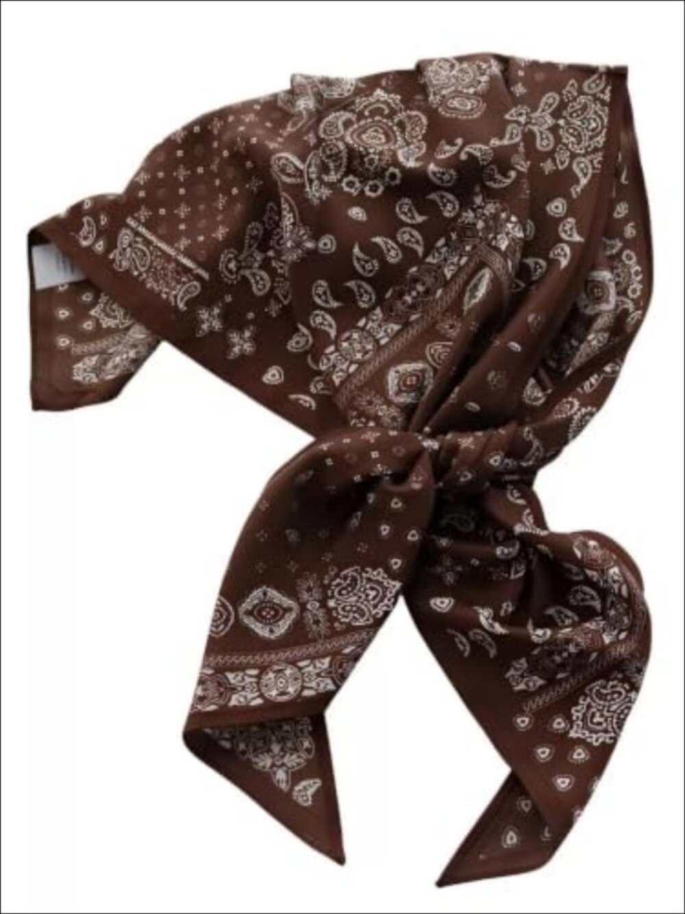 Silky Triangle Skinny Scarf Belt 45x12.6 Women's Sash Waist Tie Hair Wrap